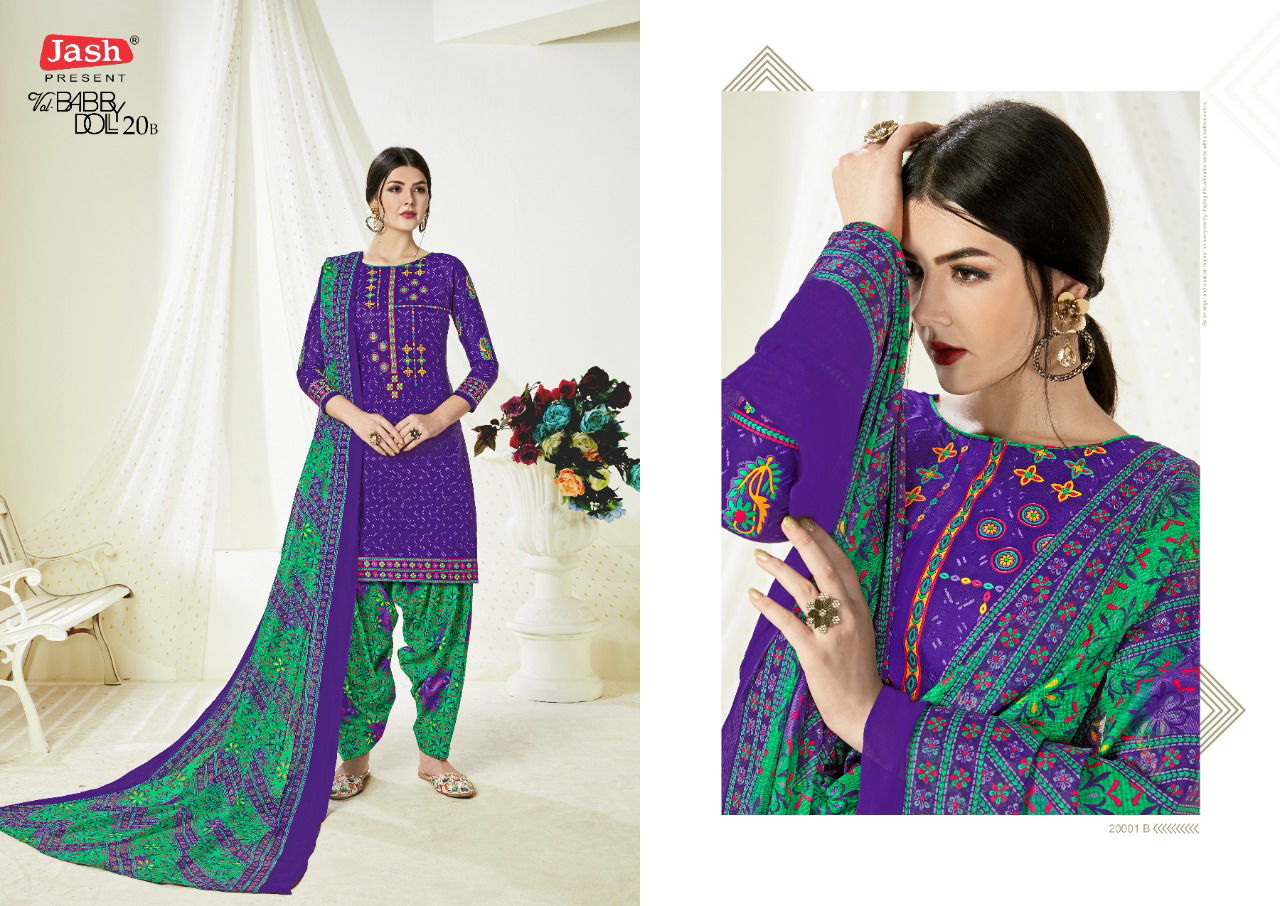 Jash Baby Doll 20 B Pure Cotton Printed Dress Material